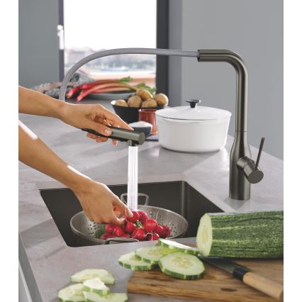 GROHE 30270AL0 - Baterie pentru chiuvetă ESSENCE, grafit