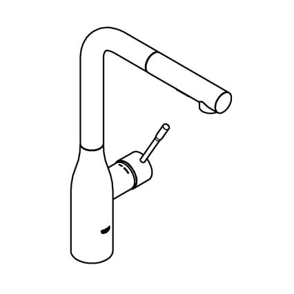 GROHE 30270DC0 - Baterie pentru chiuvetă ESSENCE inox