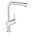 GROHE 30274000 - Baterie pentru chiuvetă de bucătărie cu pipa în formă de L, crom lucios