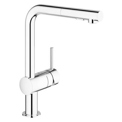 GROHE 30274000 - Baterie pentru chiuvetă de bucătărie cu pipa în formă de L, crom lucios