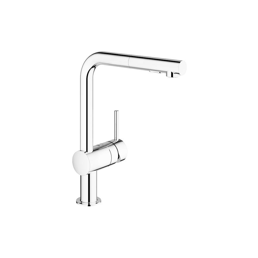 GROHE 30274000 - Baterie pentru chiuvetă de bucătărie cu pipa în formă de L, crom lucios