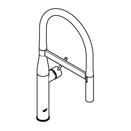 GROHE 30294A00 - Baterie pentru chiuvetă ESSENCE grafit