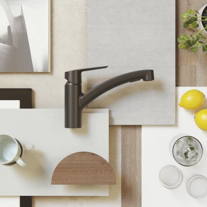 GROHE 303072431 - Baterie pentru chiuvetă START, 185 × 227 mm, neagră