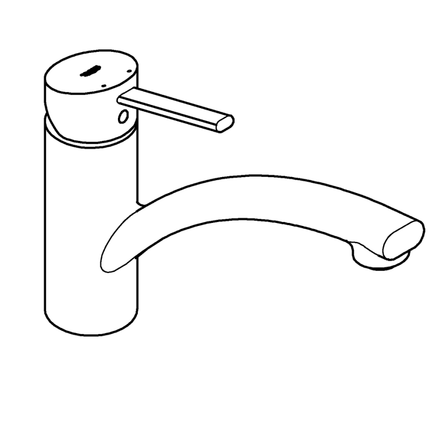 GROHE 30358000 - Baterie pentru chiuvetă SWIFT, 227 mm, crom lucios