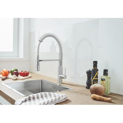 GROHE 30361000 - Baterie pentru chiuvetă GET 455 mm, crom lucios