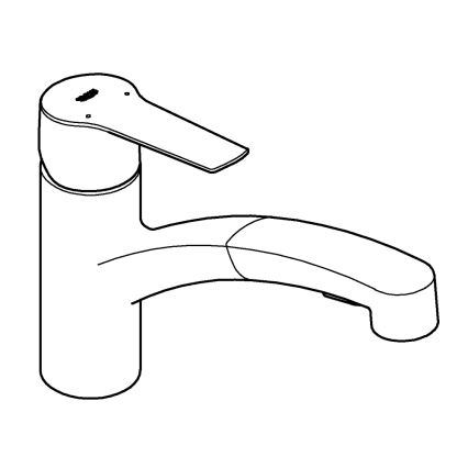 GROHE 30531001 - Baterie pentru chiuvetă START, 227 mm, crom lucios