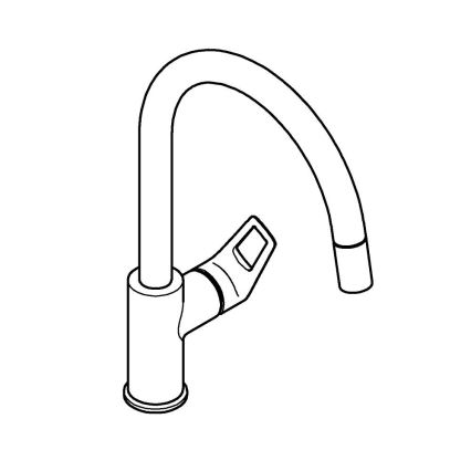 GROHE 30556000 - Baterie pentru chiuvetă START LOOP, 357 mm, crom lucios