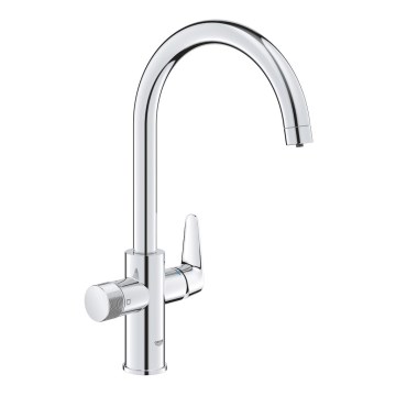GROHE 30592000 - Baterie pentru chiuvetă StartCurve BLUE PURE, 411 mm, crom lucios