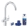 GROHE 30593000 - Baterie pentru chiuvetă BLUE PURE cu pipa în formă de C, crom lucios