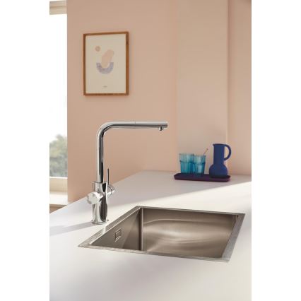 GROHE 30601000 - Baterie pentru chiuvetă BLUE PURE A cu furtun extractabil, crom lucios