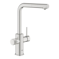 GROHE 30601DC0 - Baterie pentru chiuvetă BLUE PURE cu cap extractibil, inox