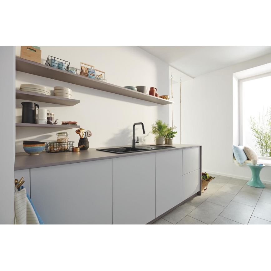 GROHE 306312430 - Baterie pentru chiuvetă QUICKFIX START, 362 mm, neagră