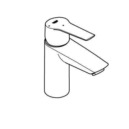 GROHE 311372432 - Baterie pentru lavoar QUICKFIX START 165 mm, neagră