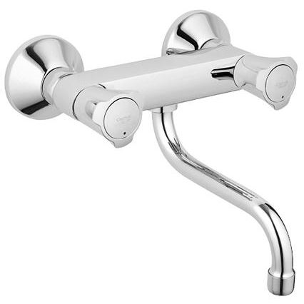 GROHE 31187001 - Baterie pentru chiuvetă COSTA L, montare pe perete, 200 mm, crom lucios
