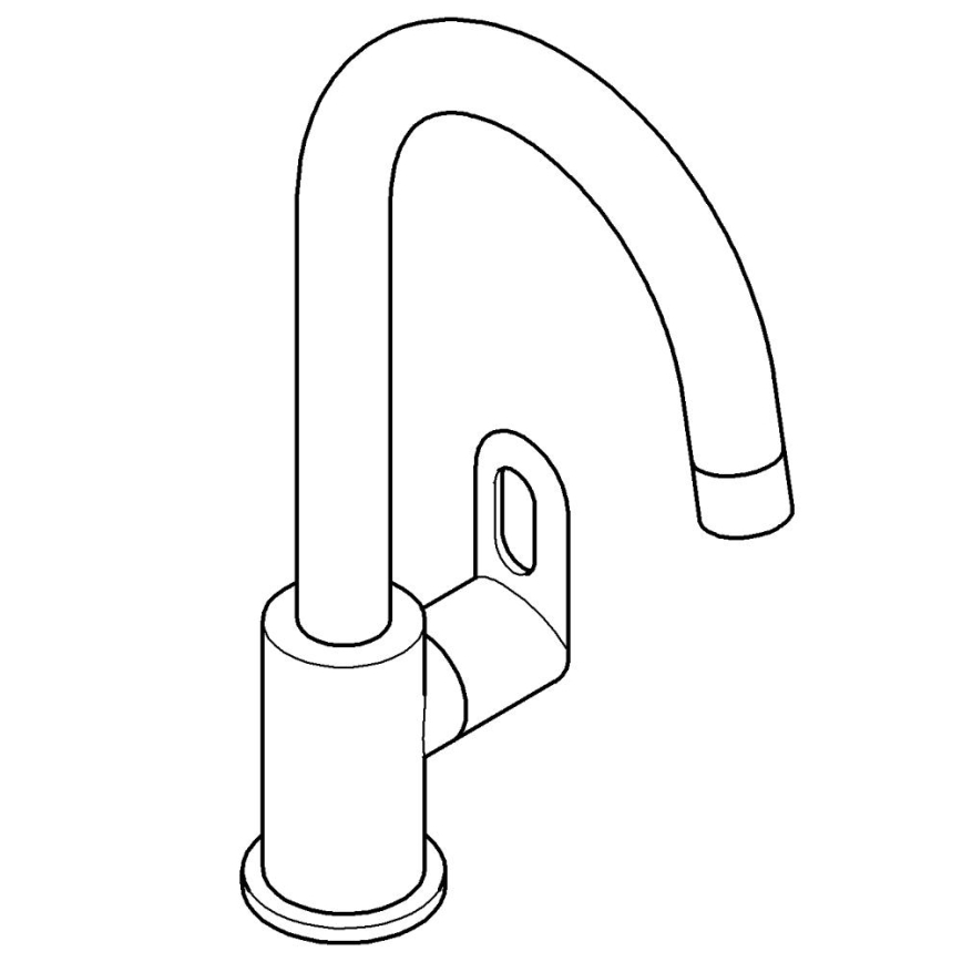 GROHE 31222000 - Baterie pentru chiuvetă BAULOOP, crom lucios