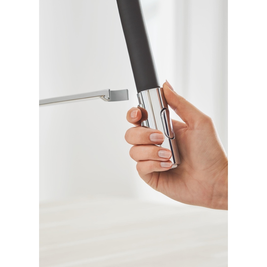 GROHE 31491000 - Baterie pentru chiuvetă CONCETTO cu duș profesional, crom lucios