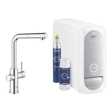 GROHE 31539000 - Baterie pentru chiuvetă BLUE HOME, pipa în L, crom lucios