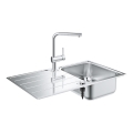 GROHE 31573SD1 - Set chiuvetă de bucătărie K500 cu scurgător și baterie A, 86×50 cm, oțel inoxidabil