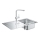 GROHE 31573SD1 - Set chiuvetă de bucătărie K500 cu scurgător și baterie A, 86×50 cm, oțel inoxidabil