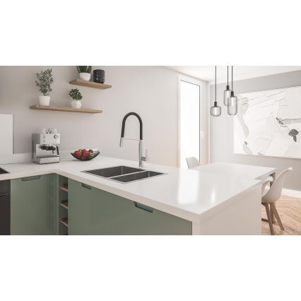 GROHE 31577SD1 - Chiuvetă de bucătărie K700U 595 × 450 mm, oțel inoxidabil