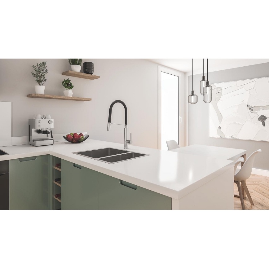 GROHE 31577SD1 - Chiuvetă de bucătărie K700U 595 × 450 mm, oțel inoxidabil