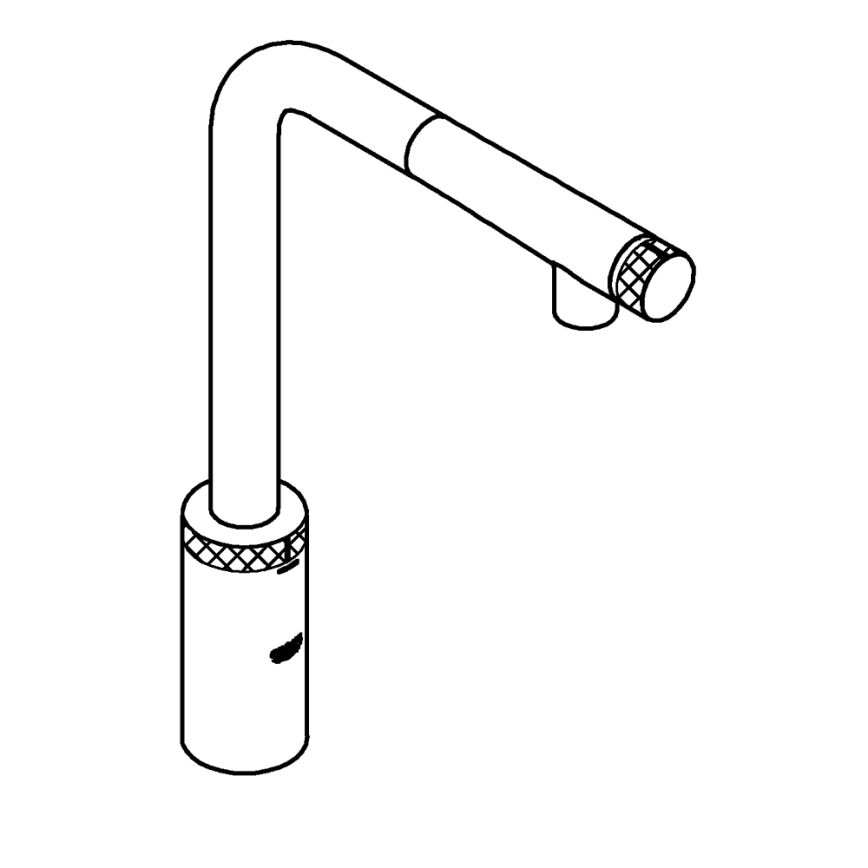 GROHE 31613000 - Baterie pentru chiuvetă A SmartControl, lungime 314 mm, crom lucios