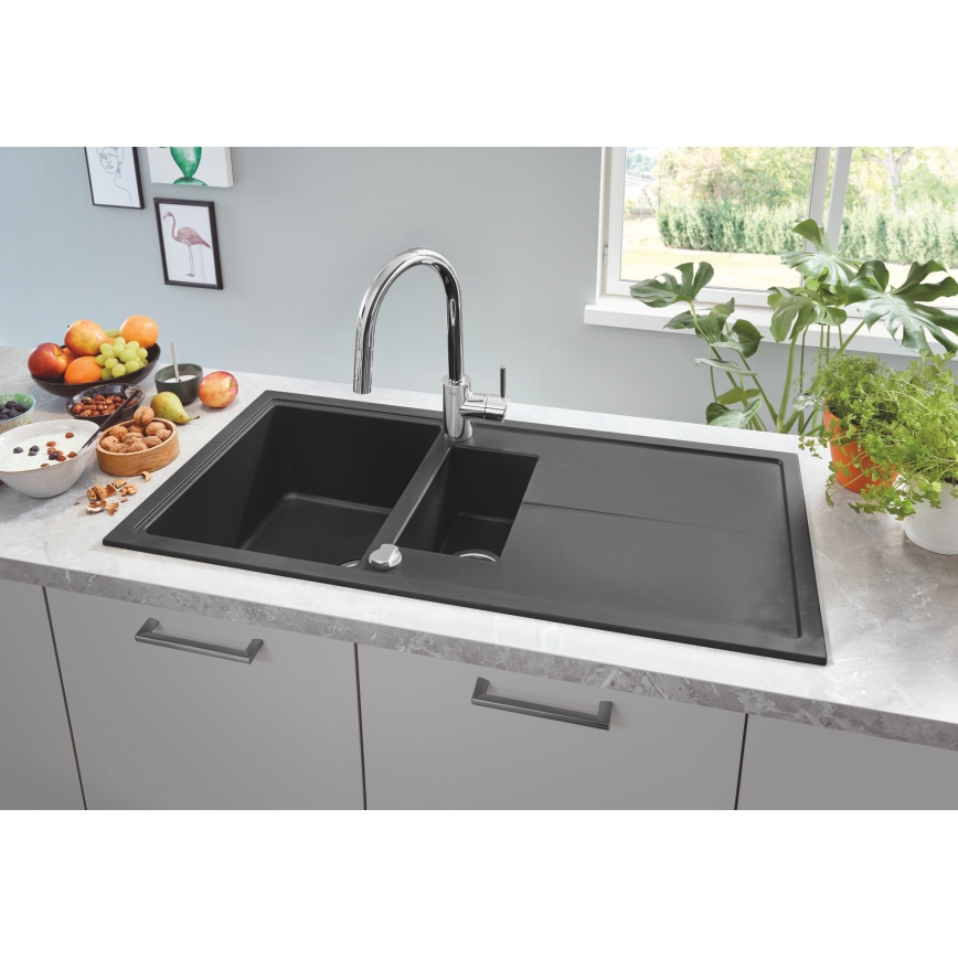 GROHE 31642AP0 - Chiuvetă din compozit K400 1000 × 500 mm, neagră