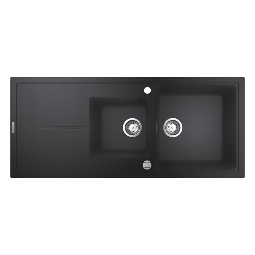 GROHE 31643AP0 - Chiuvetă din compozit K400 1160 × 500 mm negru