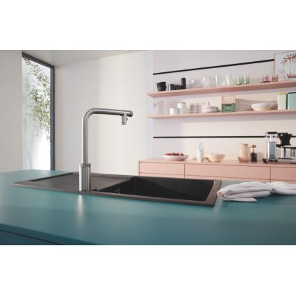 GROHE 31645AP0 - Chiuvetă din compozit K500 1000 × 500 mm, neagră