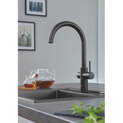 GROHE 31651AP0 - Chiuvetă din compozit K700, 560 × 510 mm, neagră
