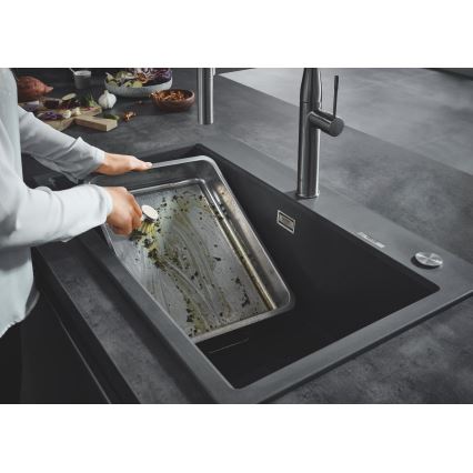 GROHE 31652AP0 - Chiuvetă din compozit K700 780 × 510 mm granit/negru