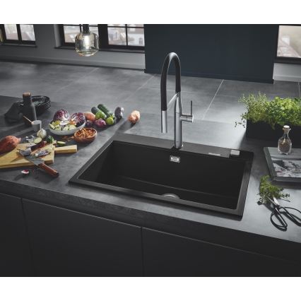 GROHE 31652AP0 - Chiuvetă din compozit K700, 780 × 510 mm, neagră