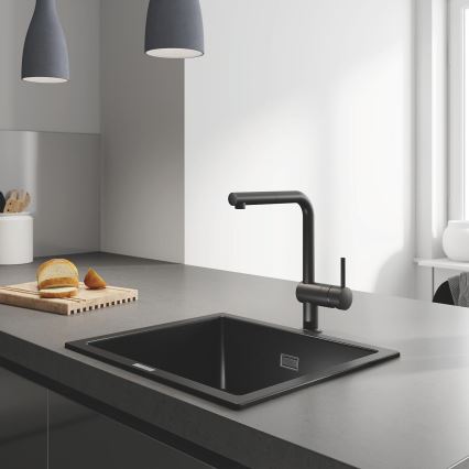 GROHE 31654AP0 - Chiuvetă din compozit K700U, 533 × 457 mm, neagră