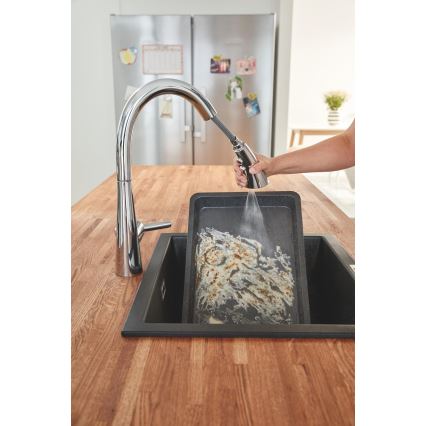 GROHE 31654AP0 - Chiuvetă din compozit K700U, 533 × 457 mm, neagră