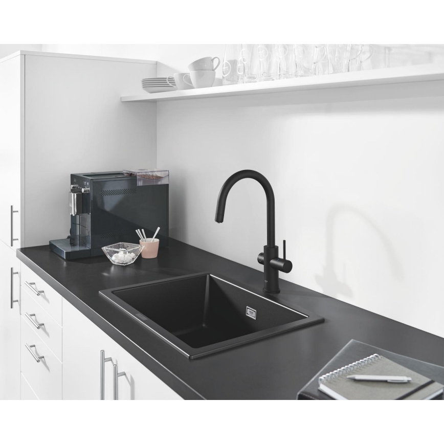 GROHE 31655AP0 - Chiuvetă din compozit K700U, 610 × 460 mm, negru