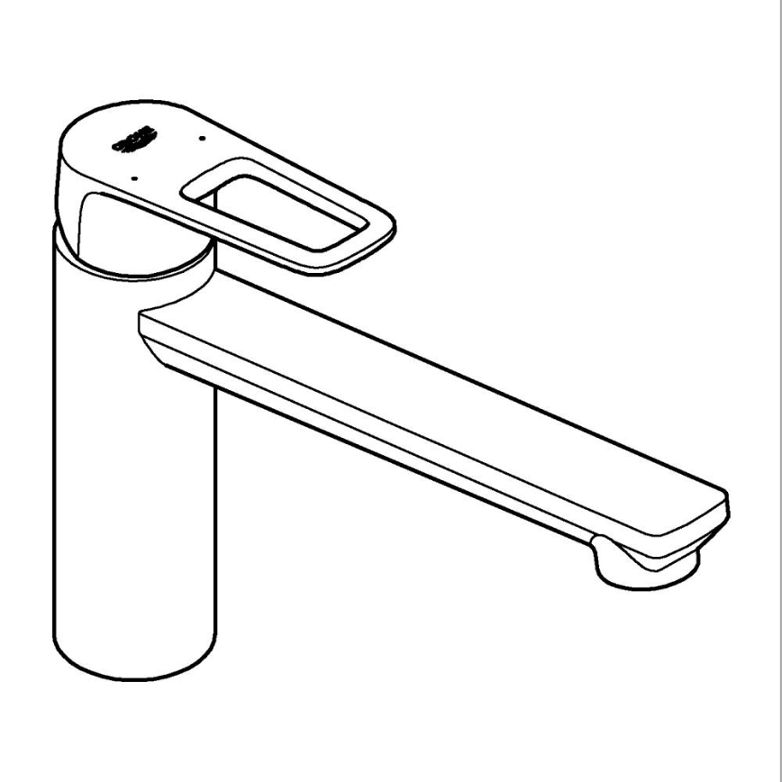GROHE 31706000 - baterie pentru chiuvetă BAULOOP, crom lucios