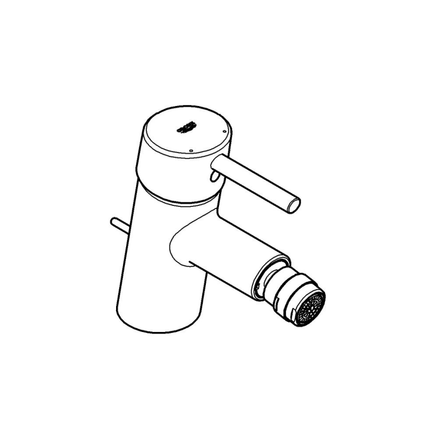 GROHE 32208001 - Baterie pentru bideu CONCETTO DN 15, crom lucios