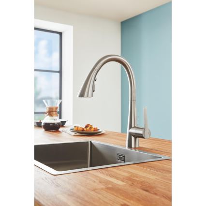 GROHE 32294DC2 - Baterie pentru chiuvetă ZEDRA, inox