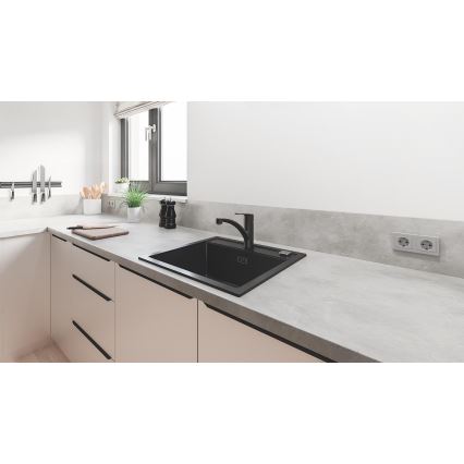 GROHE 324412432 - Baterie pentru chiuvetă START, 184 mm, neagră