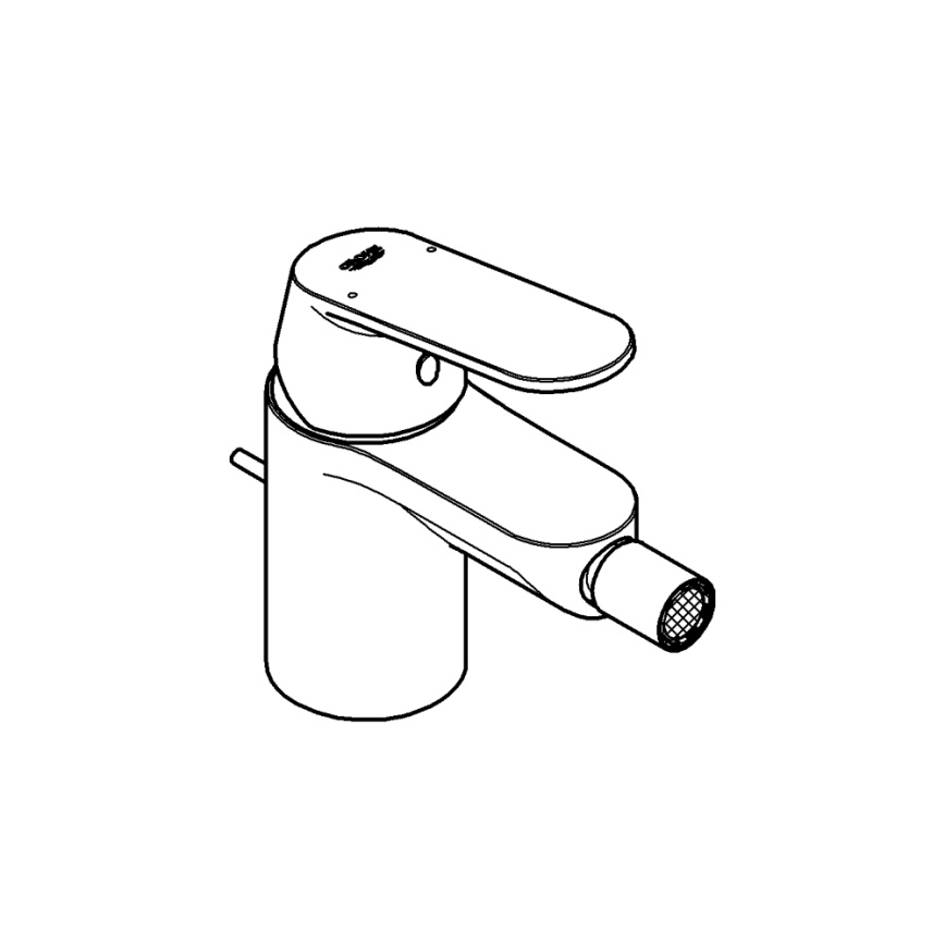 GROHE 32839000 - Baterie pentru bideu EUROSMART COSMOPOLITAN, mărime S, crom lucios