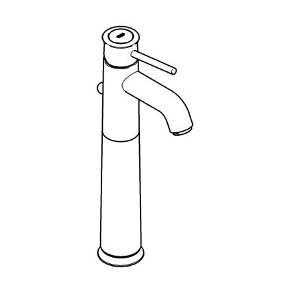 GROHE 32868000 - Baterie pentru lavoar BAUCLASSIC DN 15, crom lucios