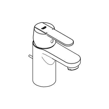 GROHE 32883000 - Baterie pentru lavoar GET, mărime S, crom lucios
