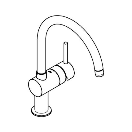 GROHE 32917GN0 - Baterie pentru chiuvetă A cu finisaj auriu