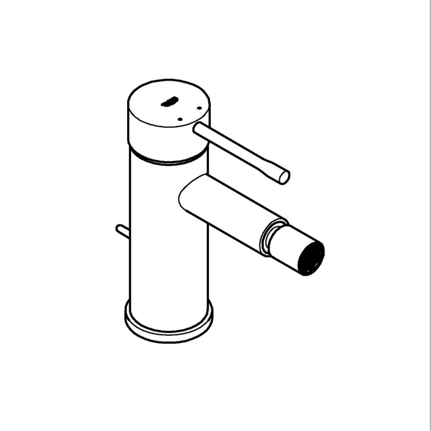 GROHE 32935DL1 - Baterie pentru bideu ESSENCE, mărime S, finisaj bronz