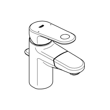 GROHE 33155002 EUROPLUS DN 15 - Baterie pentru lavoar, crom lucios