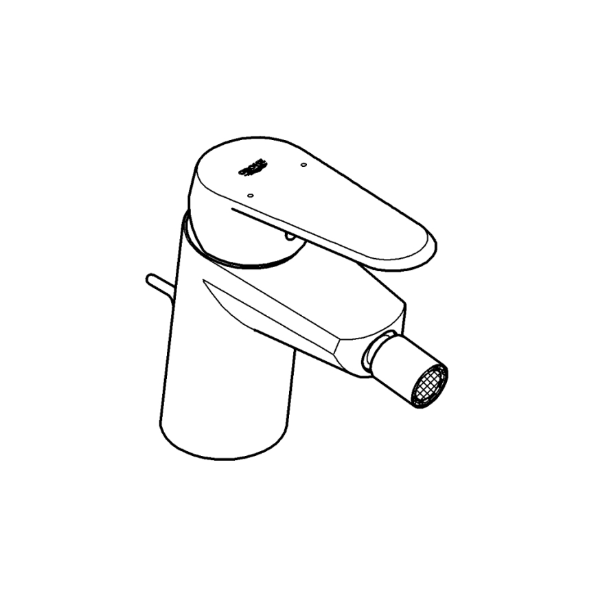 GROHE 33244002 - Baterie pentru bideu EURODISC COSMOPOLITAN DN 15 crom lucios