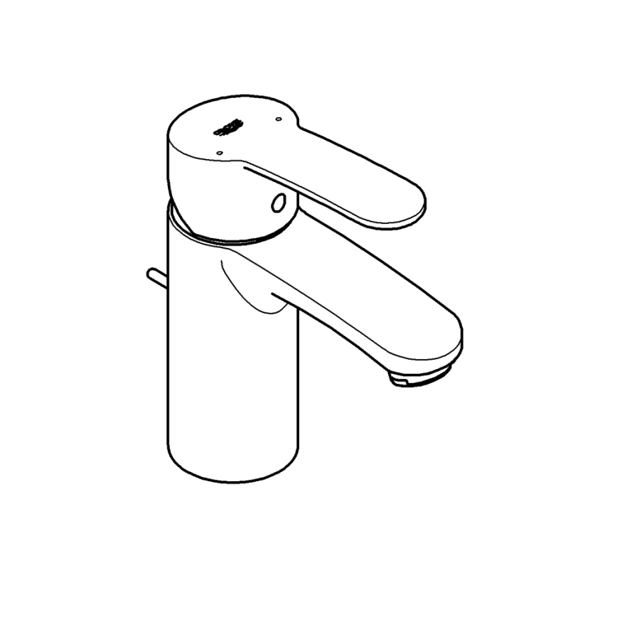 GROHE 3355220E - Baterie pentru lavoar EUROSTYLE COSMOPOLITAN, crom lucios