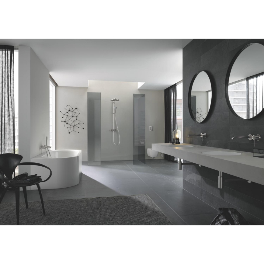 GROHE 33624DC1 - Baterie pentru cadă ESSENCE din oțel inoxidabil
