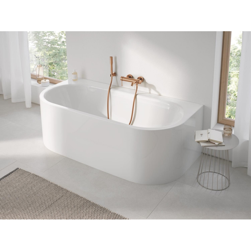 GROHE 33624DL1 - Baterie de cadă ESSENCE 193 mm, cu finisaj cupru periat