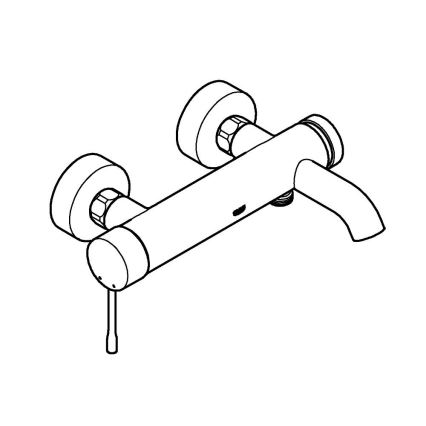 GROHE 33624GN1 - Baterie pentru cadă ESSENCE 193 mm auriu periat